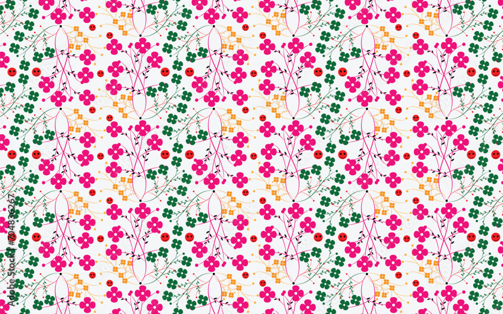 Spring pattern and background design Spring pattern and background design