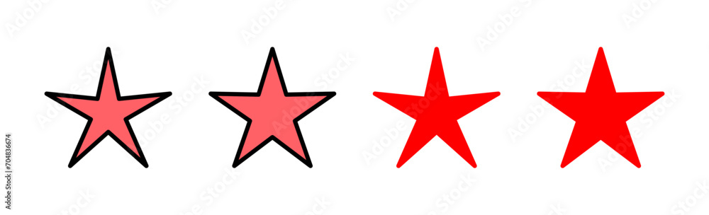 Star Icon set illustration. rating sign and symbol. favourite star icon Star Icon set illustration. rating sign and symbol. favourite star icon