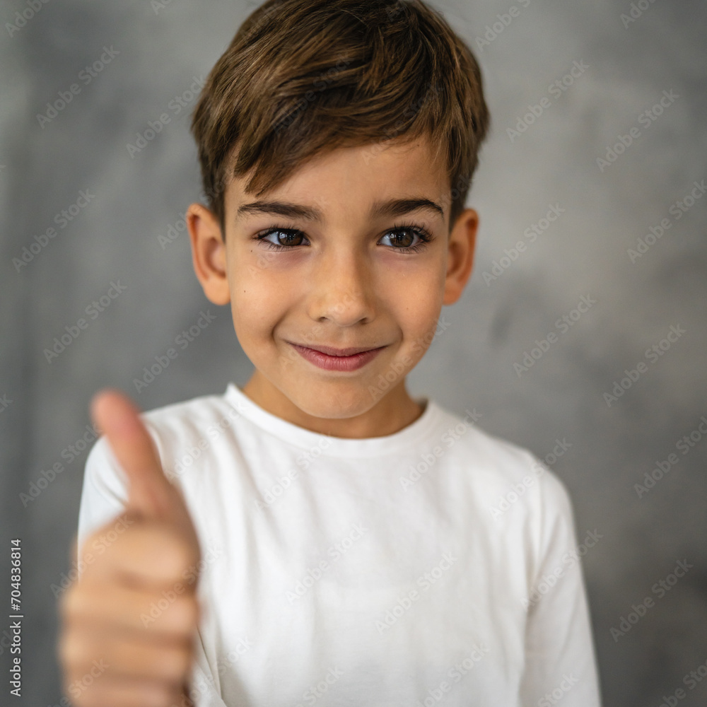 One boy caucasian child seven years old kid at home schoolboy portrait One boy caucasian child seven years old kid at home schoolboy portrait