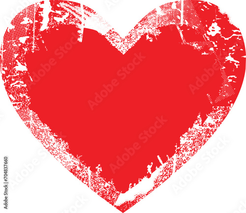 Glitch distorted heart shape . Minimal art design . Noise destroyed heart logo . Trendy defect error shapes . Glitched frame .Broken effect . Grunge texture . Distress effect .vector
