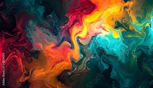Digital abstract Art colorful abstract background