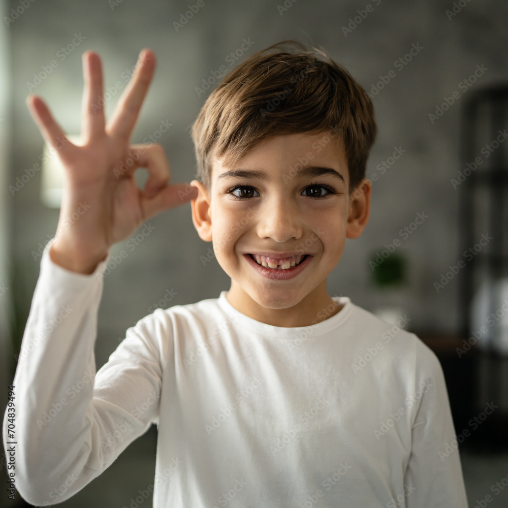 One boy caucasian child seven years old kid at home schoolboy portrait One boy caucasian child seven years old kid at home schoolboy portrait