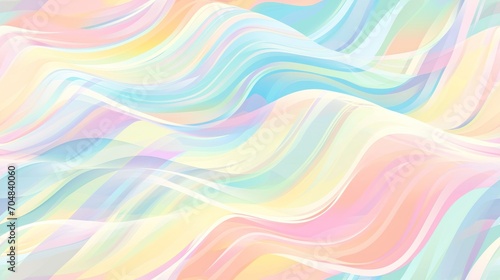  a multicolored background with wavy lines in pastel shades of blue, pink, yellow, and green.