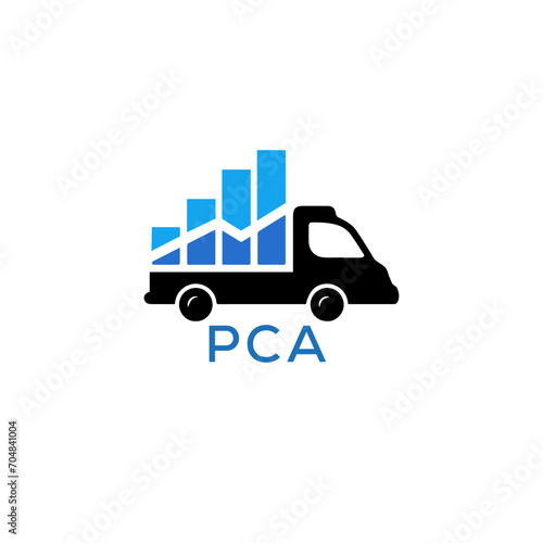 PCA Letter logo design template vector. PCA Business abstract connection vector logo. PCA icon circle logotype. 