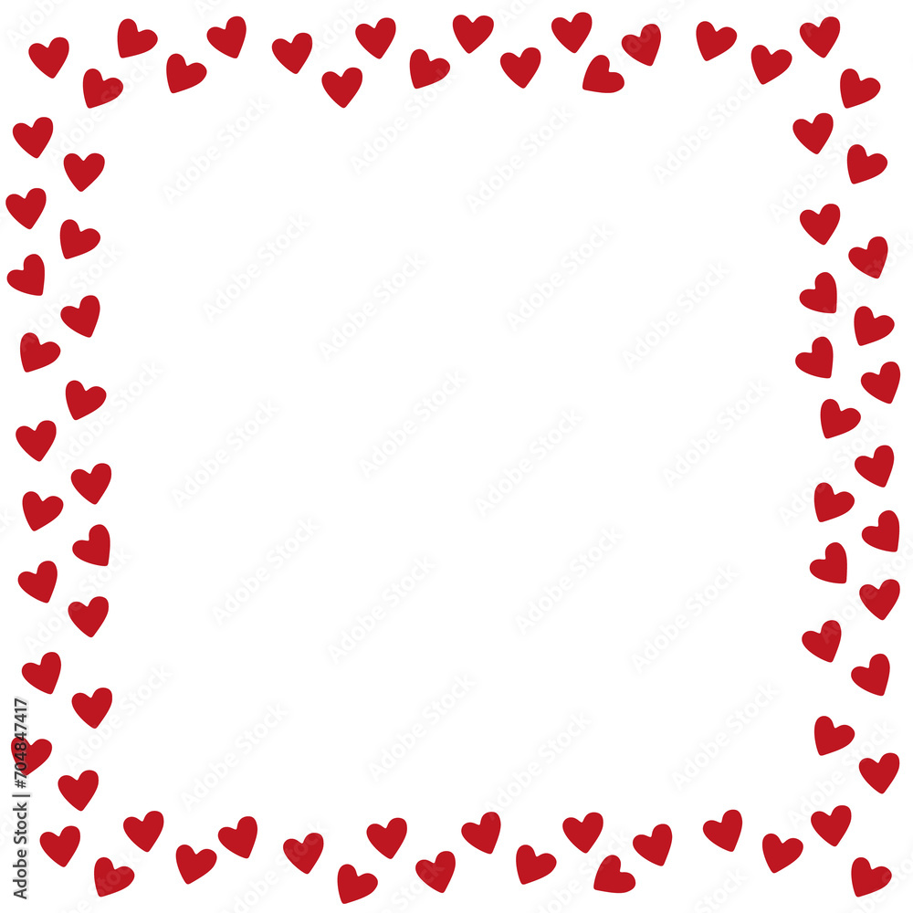 Valentine heart frame