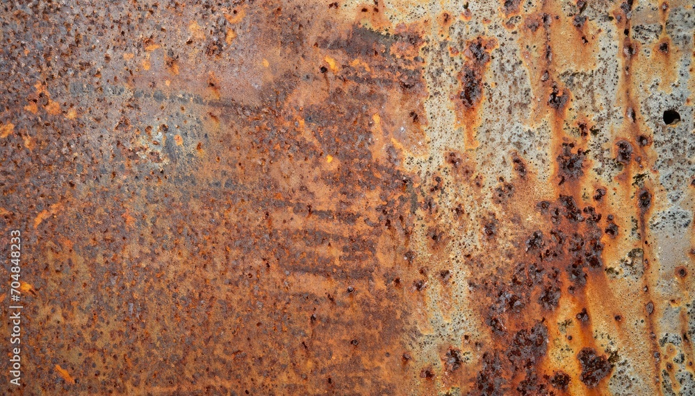 Rust in steel background Rust in steel background