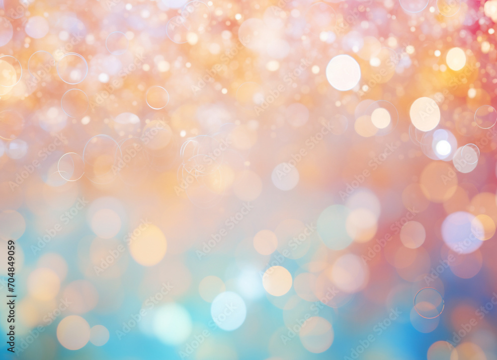 Blurred lights colorful bokeh abstract background