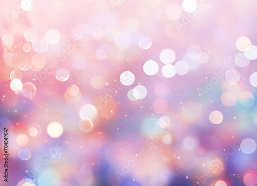 Blurred lights colorful bokeh abstract background