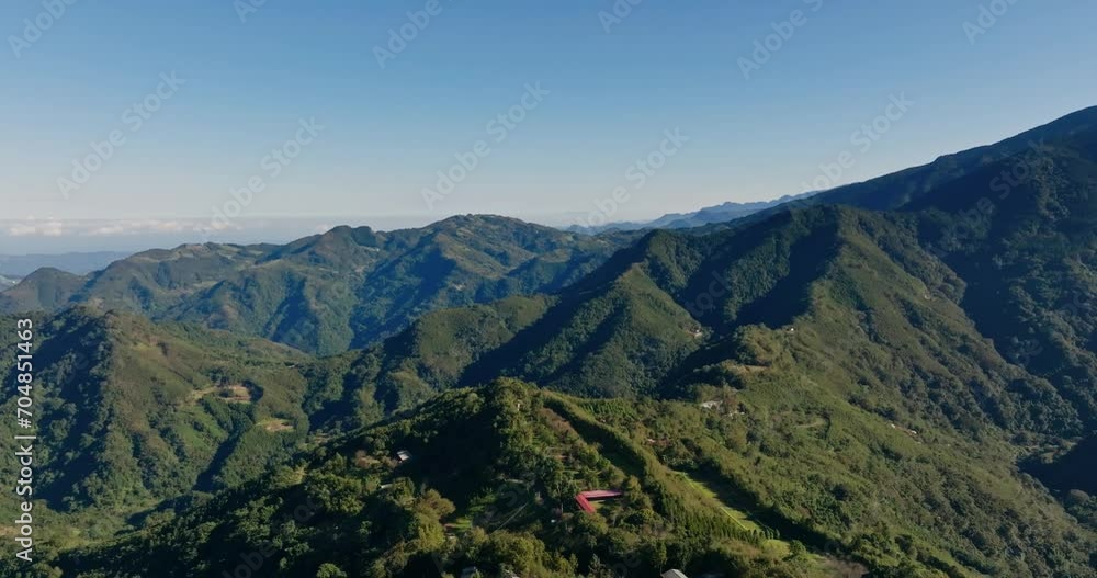 Drone fly over the mountain Drone fly over the mountain