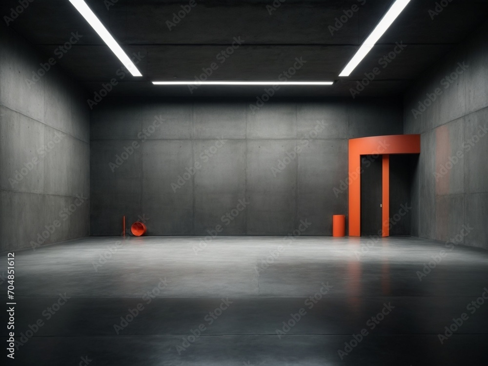 Abstract dark empty concrete interior room, interior wall, wallpaper and background, for product ads Abstract dark empty concrete interior room, interior wall, wallpaper and background, for product ads