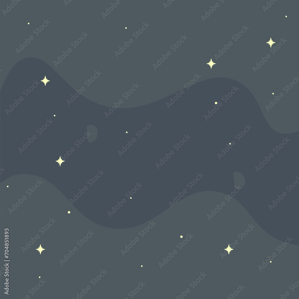 Abstract Background Celestial Stars Sky Fantasy Vector Design