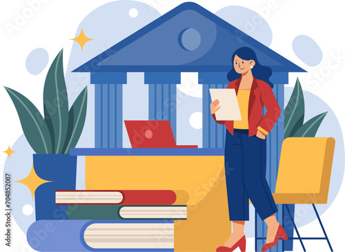 Law Illustration Element