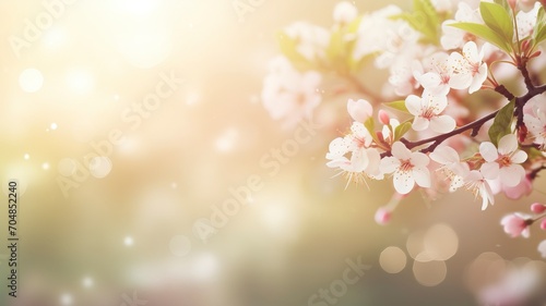 Spring background blur,holiday wallpaper. - generative ai © Nia™