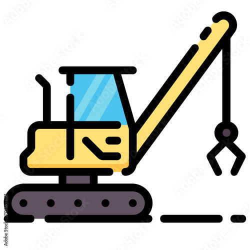 clamshell filled outline vector icon
