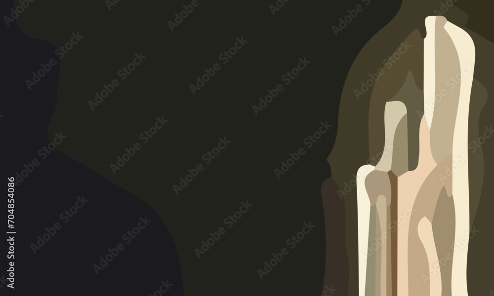 Aesthetic abstract art with a combination of shapes and brown colors. Suitable for background and poster Aesthetic abstract art with a combination of shapes and brown colors. Suitable for background and poster