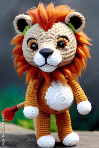 toy tiger cub, generative ai