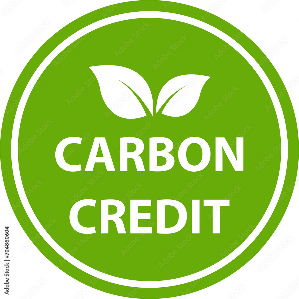 Carbon credit icon for graphic design, logo, website, social media, mobile app, UI illustration. Carbon credit icon for graphic design, logo, website, social media, mobile app, UI illustration.