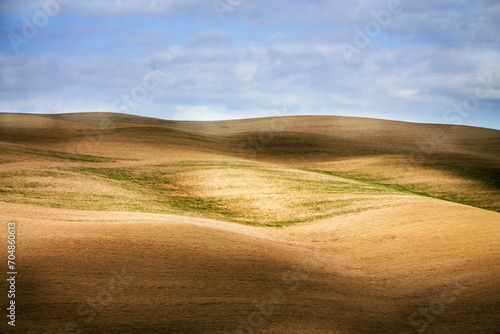 dunes and sky in tuscany