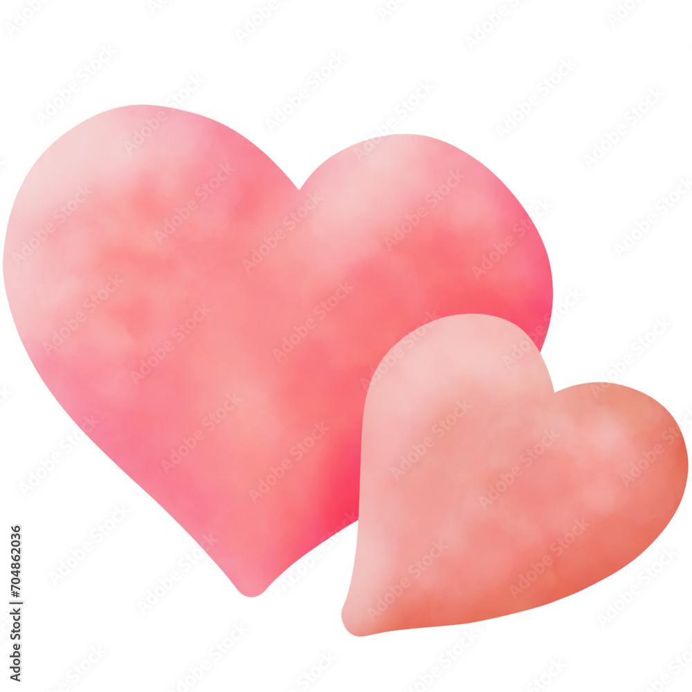 Pink heart,valentine day
