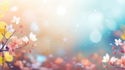 Spring background blur,holiday wallpaper. - generative ai #704862627