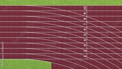 テレビ会議背景用 ZOOM会議背景用 CG 陸上競技トラック 陸上競技グラウンド 陸上競技場 トラック スタジアム for using in video conference and as a zoom background.