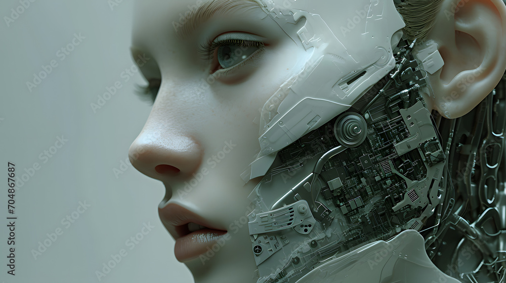 A Symphony of Artificial Grace - Captivating Female Robot with AI Brilliance A Symphony of Artificial Grace - Captivating Female Robot with AI Brilliance