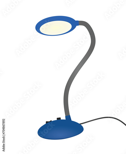 Classic table lamp. vector illustration