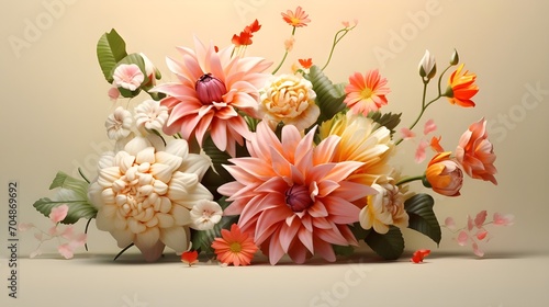 bouquet of flowers in vase © Sadia