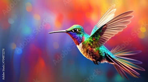hummingbird in flight © Sania