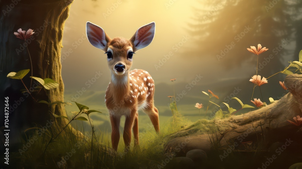 deer in the forest