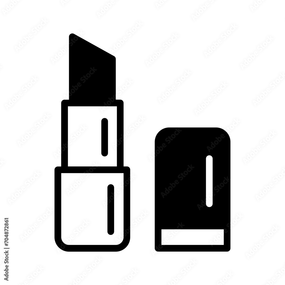 Lipstick solid glyph icon