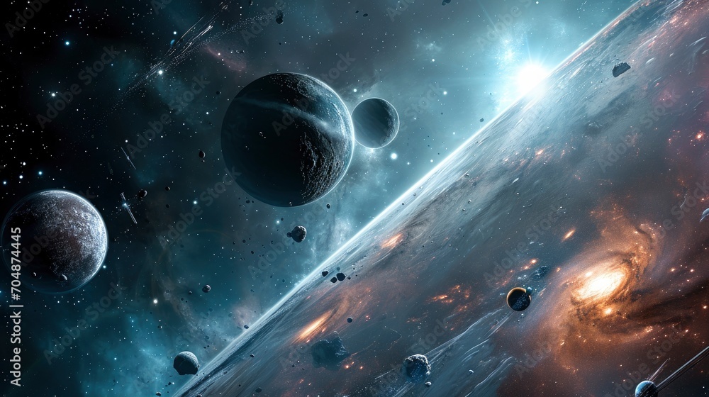 Obraz premium Space concept background