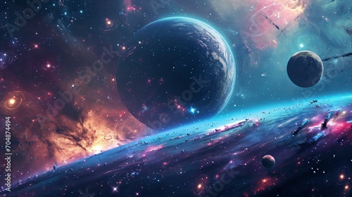Space concept background photo