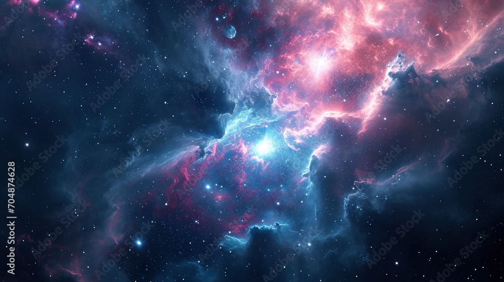 Obraz premium Space nebulas concept background