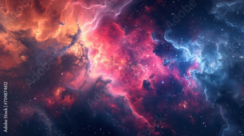 Space nebulas concept background