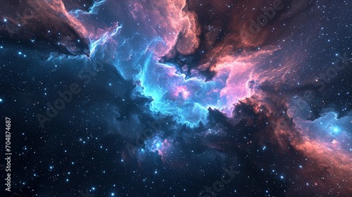 Space nebulas ultrarealistic background