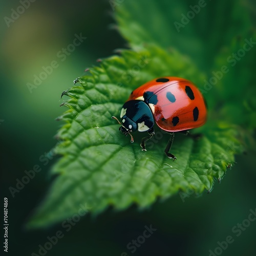 Close Up Photo of Ladybug on Leaf during Daytime © PSCL RDL