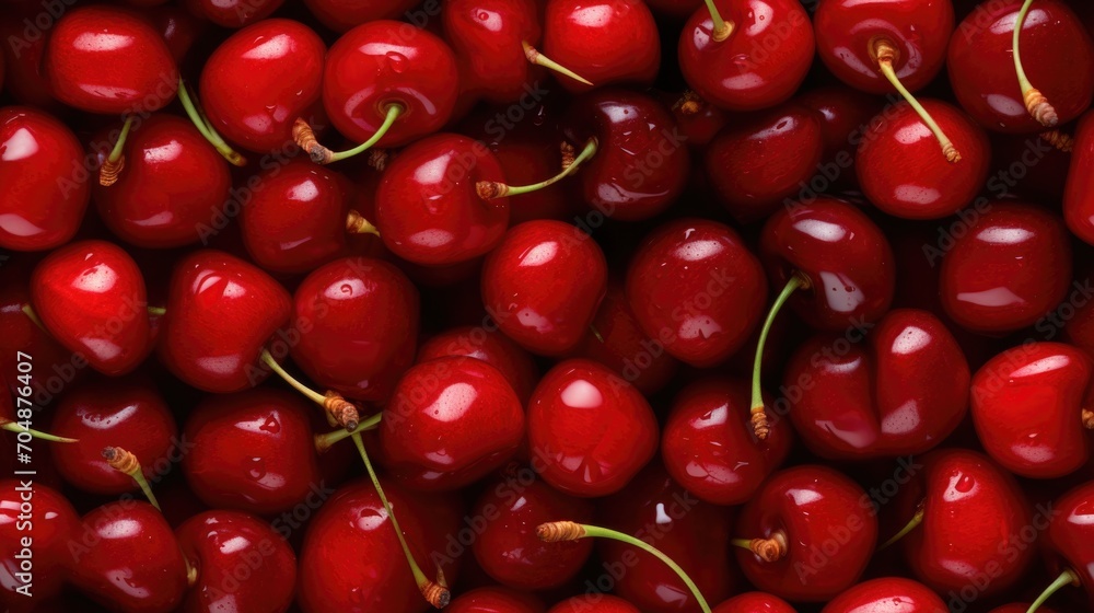 Cherry seamless pattern. Berries background. Cherry seamless pattern. Berries background.