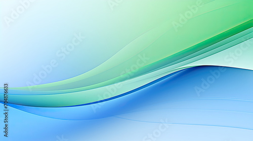 abstract blue background, mint, green and blue waves 