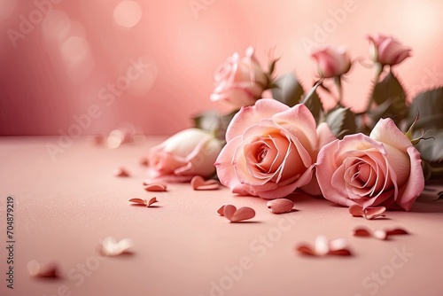 Valentine romantic graphic design abstract background © AliaWindi