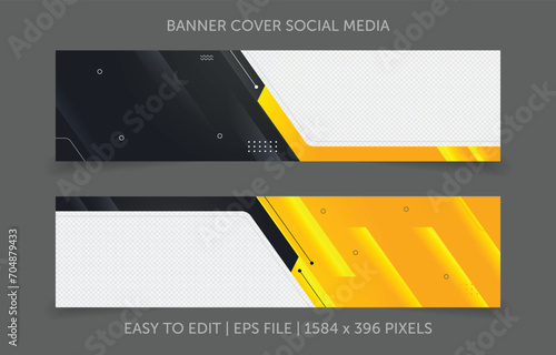 Banner design template vector design for social media cover