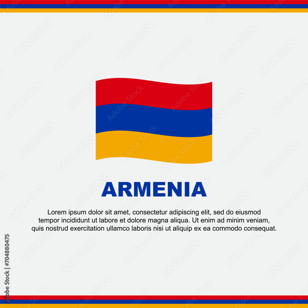 Armenia Flag Background Design Template. Armenia Independence Day Banner Social Media Post. Armenia Design Armenia Flag Background Design Template. Armenia Independence Day Banner Social Media Post. Armenia Design