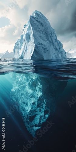 Iceberg in polar regions.  © Sparrowski