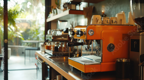 Futurist Amber Espresso Machine  Guest Suite Feature