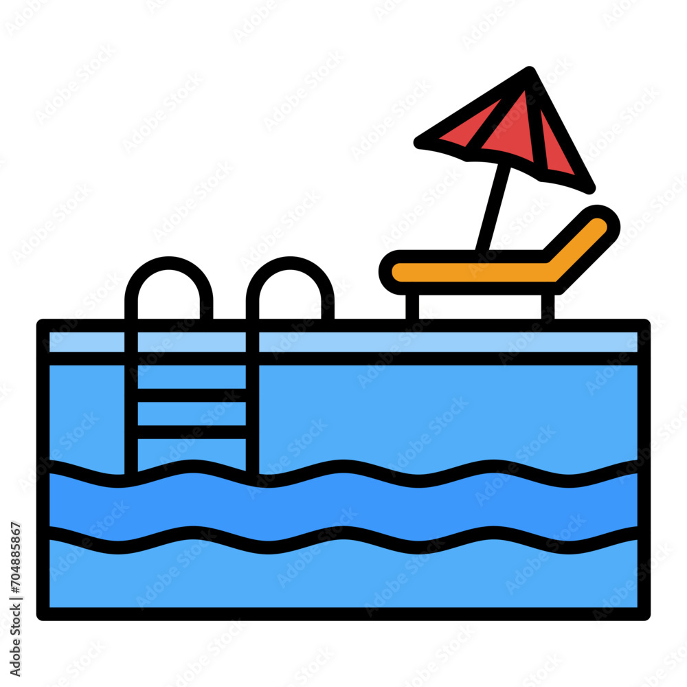Swimming Pool Icon Swimming Pool Icon