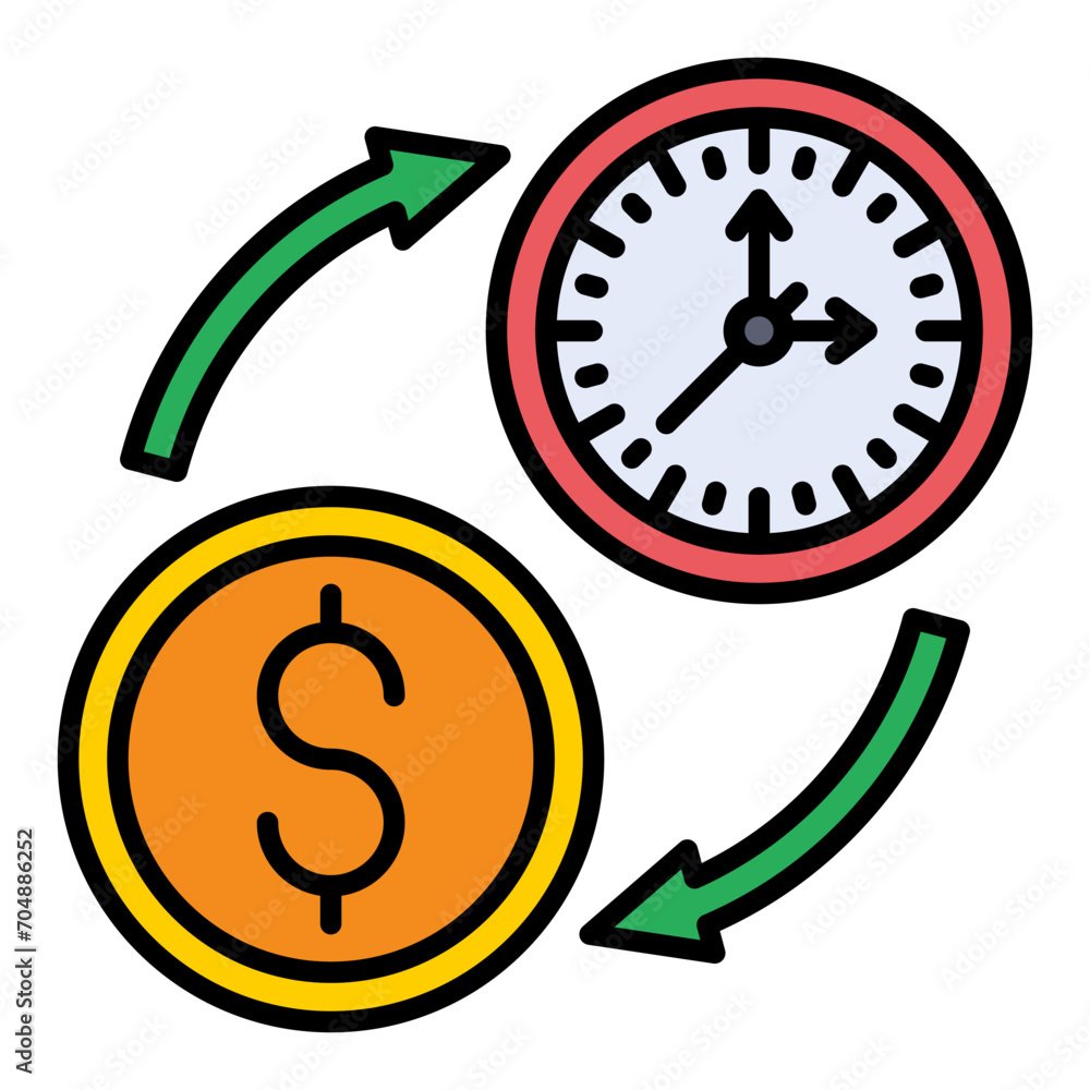 Time Is Money Icon