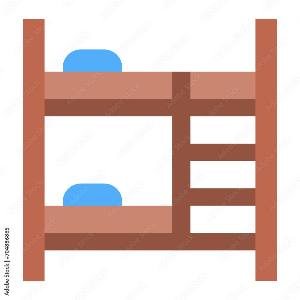 Bunk Bed Icon Bunk Bed Icon