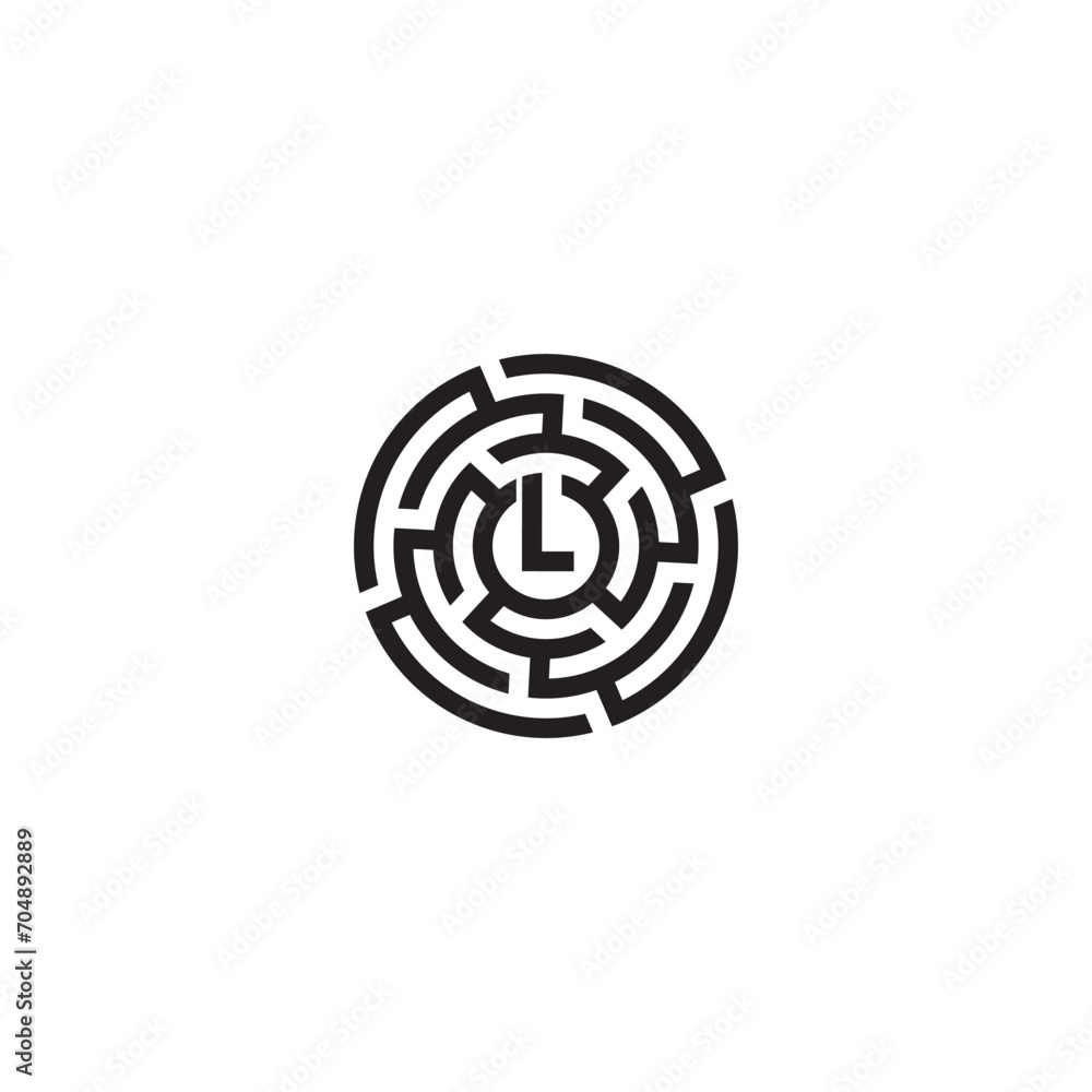 Labyrinth logo or icon design Labyrinth logo or icon design