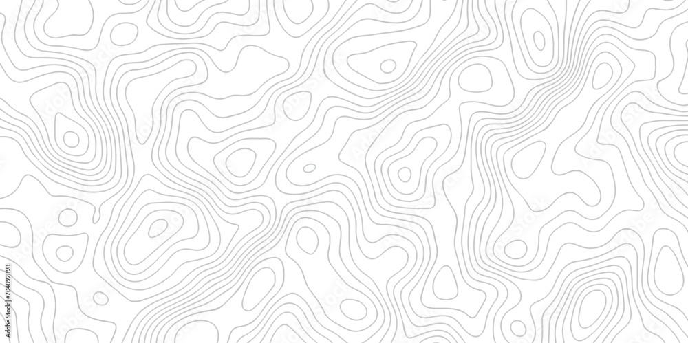 Pattern with lines stylized height of the topographic map contour in lines and contours isolated on transparent. Black and white topography contour lines map isolated on white background.