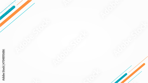 Blue Orange Powerpoint Background